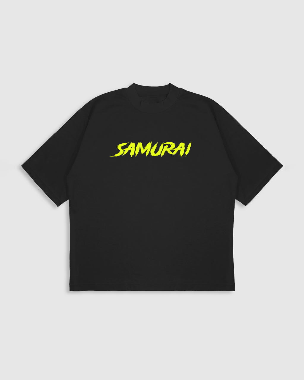 Samurai Neon Edge Oversized Tshirt for Men and Women